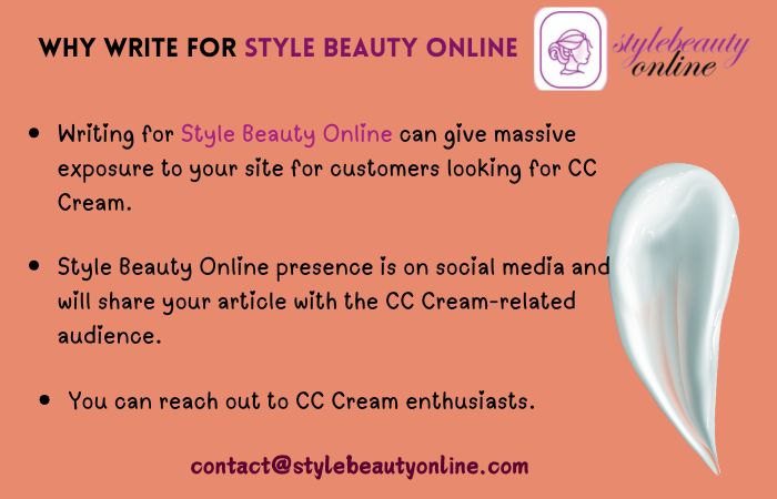 Why Write For Style Beauty Online - CC Cream Guest Post